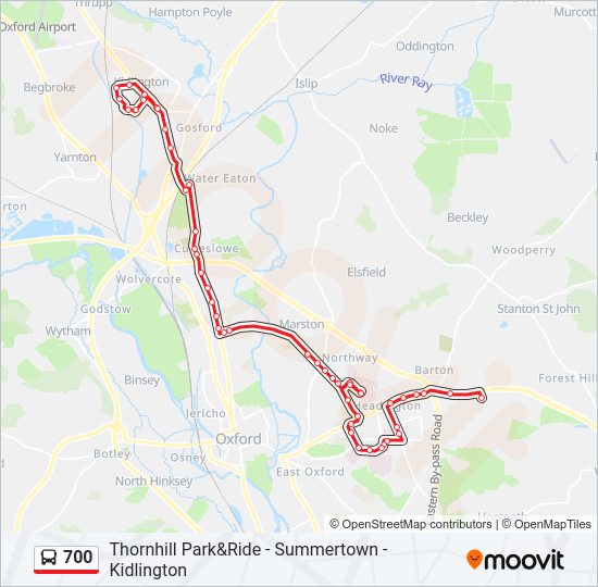 700 Route: Schedules, Stops & Maps - Thornhill Park & Ride (Updated)