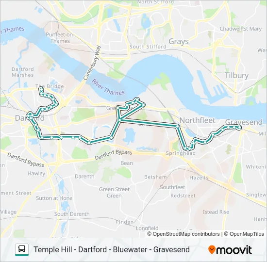 FASTRACK B  Line Map