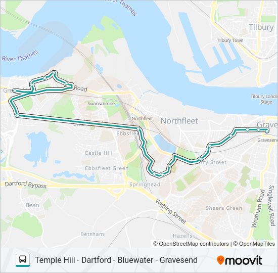 FASTRACK B  Line Map