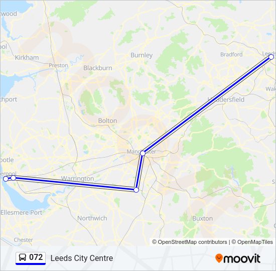 072 Bus Line Map