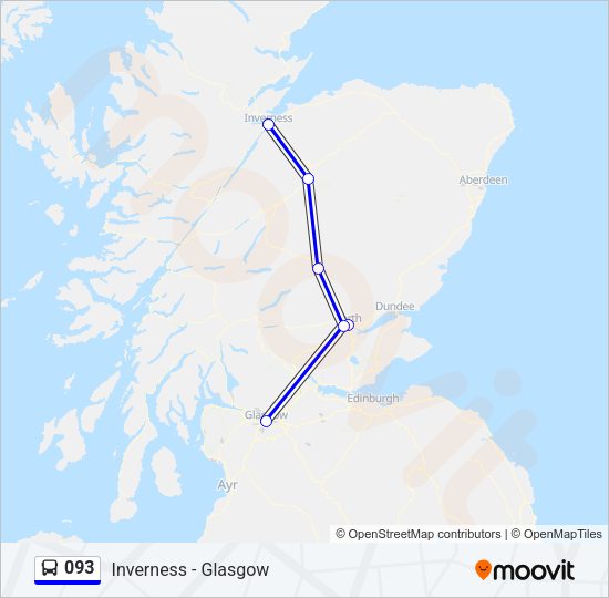 093 Bus Line Map