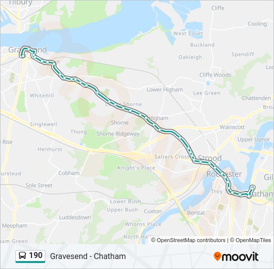 190 Route: Schedules, Stops & Maps - Chatham (Updated)