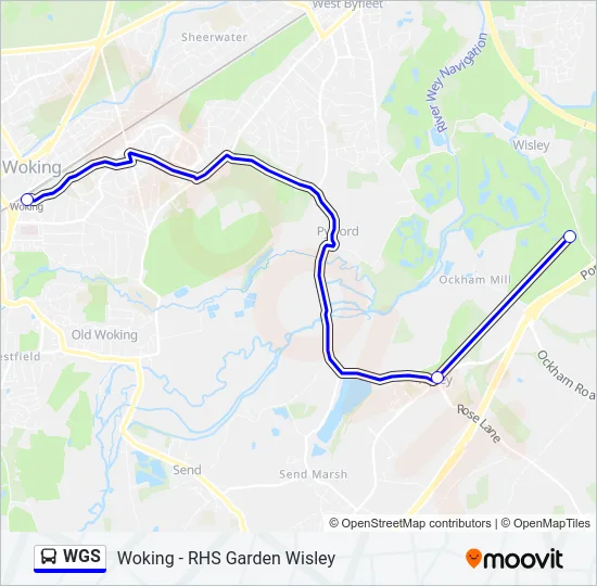 WGS  Line Map