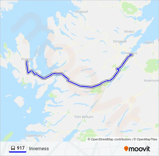 917 Bus Line Map