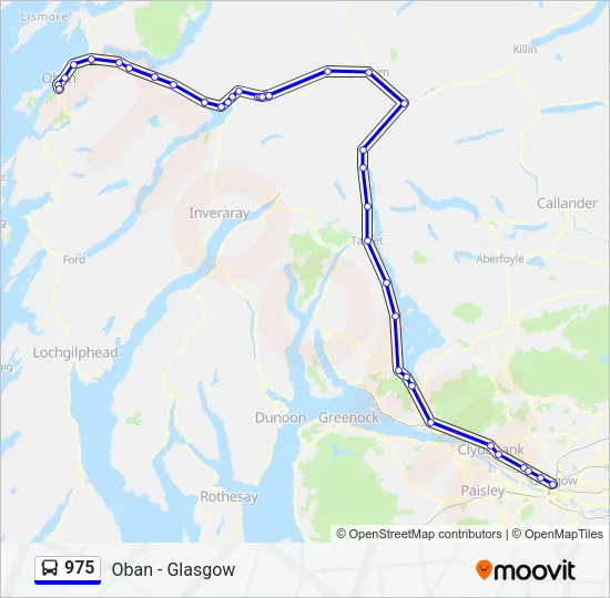 975 Bus Line Map