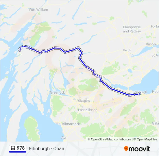 978 Bus Line Map