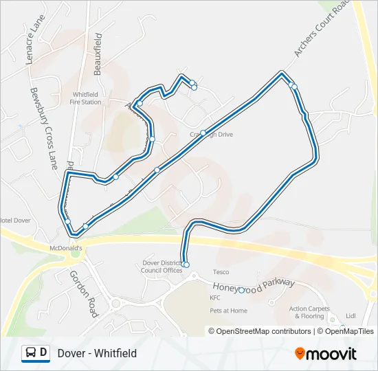 D Bus Line Map