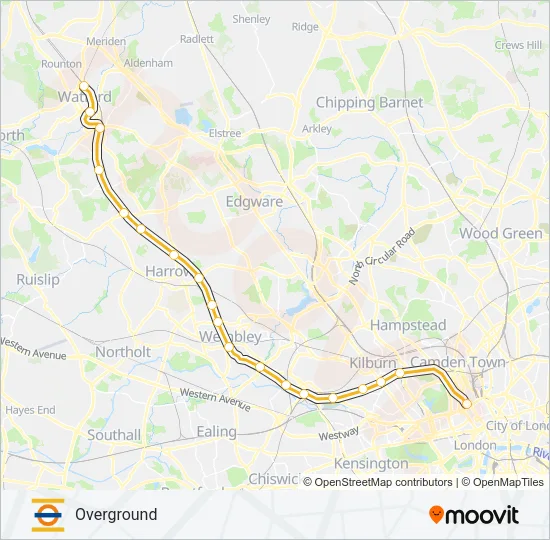 LIONESS LINE Train Line Map