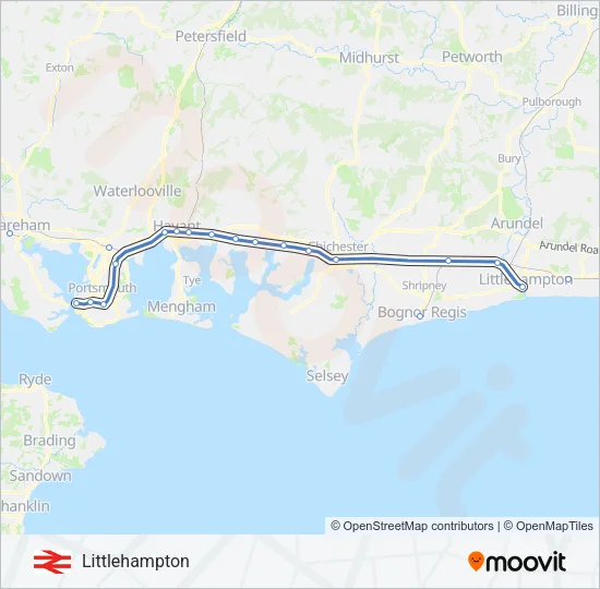 MILDMAY LINE Train Line Map