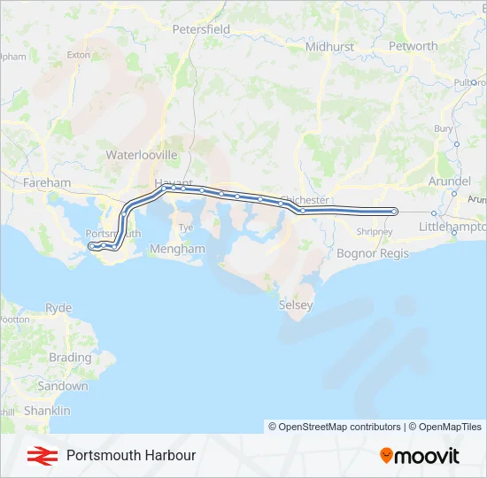 MILDMAY LINE Train Line Map