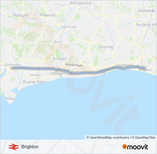 MILDMAY LINE Train Line Map