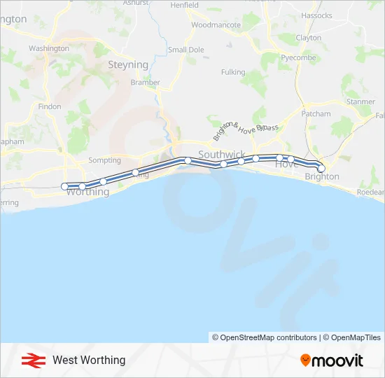 MILDMAY LINE Route: Schedules, Stops & Maps - West Worthing (Updated)