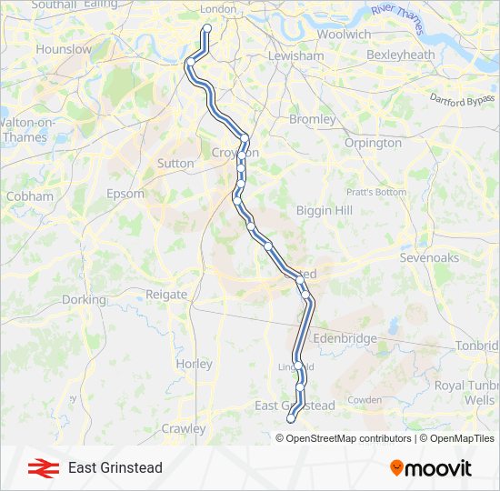 MILDMAY LINE Route: Schedules, Stops & Maps - East Grinstead (Updated)