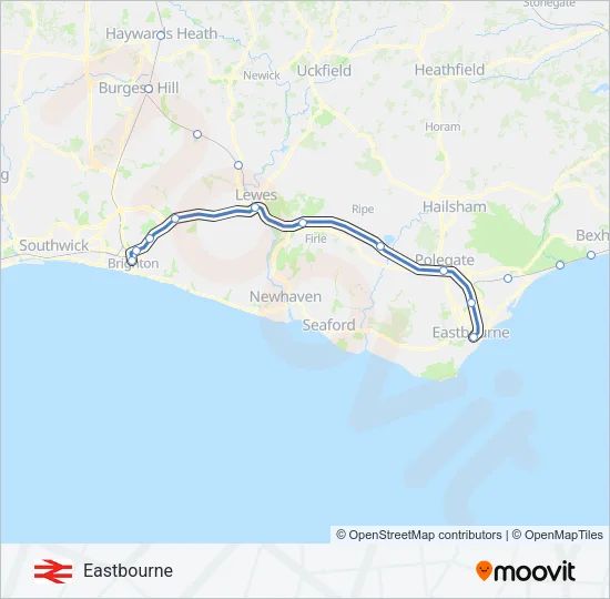 MILDMAY LINE Train Line Map