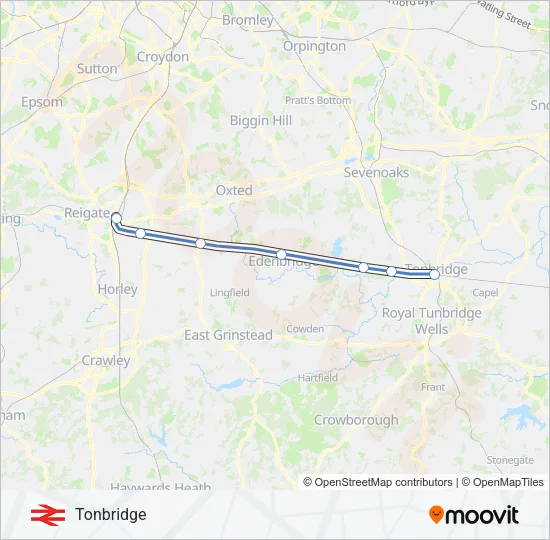 MILDMAY LINE Train Line Map