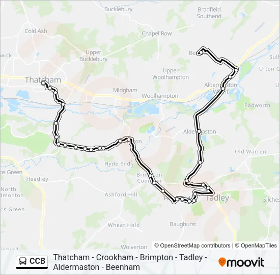 CCB Bus Line Map