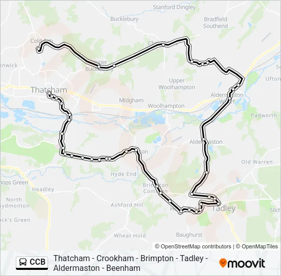 CCB Bus Line Map