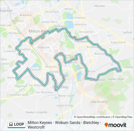LOOP Bus Line Map