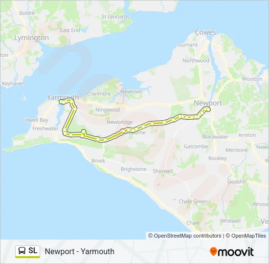 SL Bus Line Map