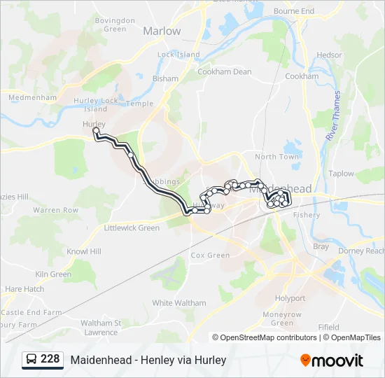 228 Bus Line Map