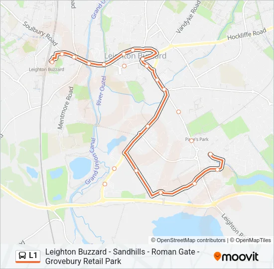 L1 Bus Line Map
