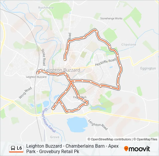 L6 Bus Line Map