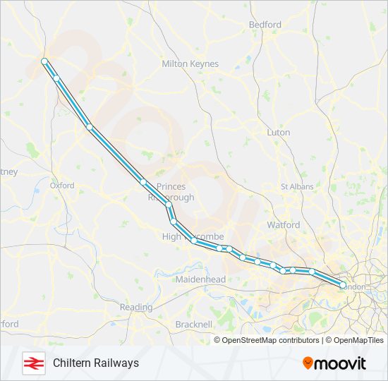 Chiltern Railways Route Schedules Stops Maps Banbury Updated   845349 