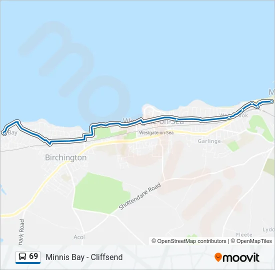 69 Bus Line Map