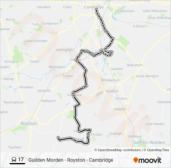 17 Route: Schedules, Stops & Maps - Barley (Updated)
