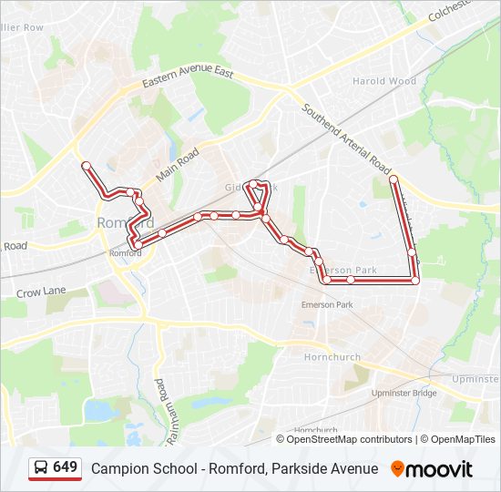 649 Route: Schedules, Stops & Maps - Campion School (Updated)