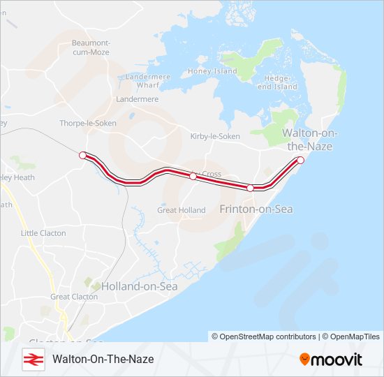 Greater Anglia Route Schedules Stops And Maps Walton On The Naze Updated 1406