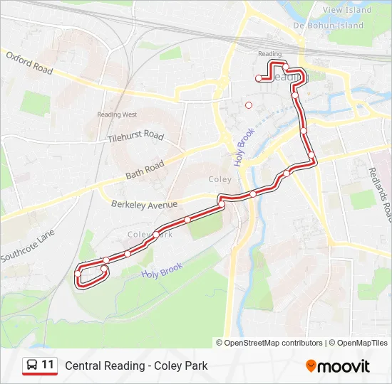 11 Route: Schedules, Stops & Maps - Coley Park (Updated)