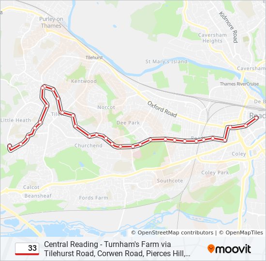 33-route-schedules-stops-maps-reading-town-centre-updated