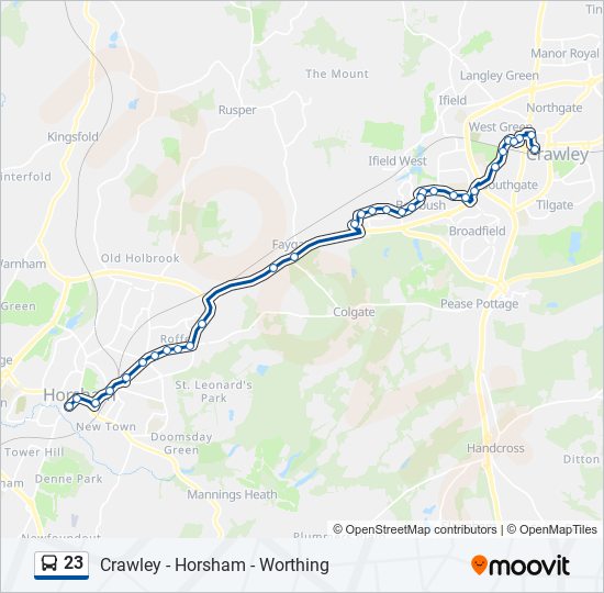 23 Route Schedules Stops Maps Horsham Updated 23-route-schedules-stops-maps-horsham-updated