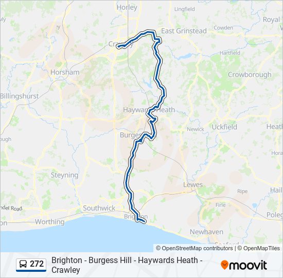 272 bus Line Map