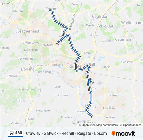 460 Route: Schedules, Stops & Maps - Gatwick Airport (Updated)