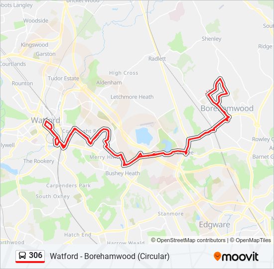 306 Route: Schedules, Stops & Maps - Watford (Updated)