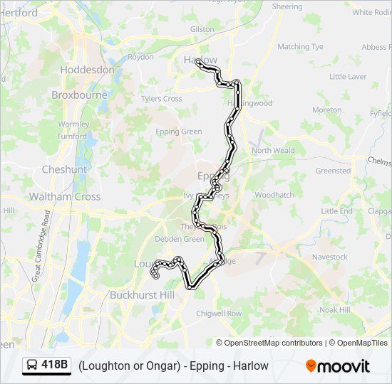 418B  Line Map