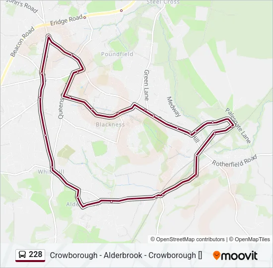 228 Bus Line Map