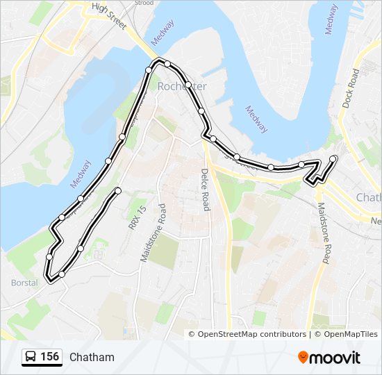 Bus 156 Route Map 156 Route: Schedules, Stops & Maps - Chatham (Updated)