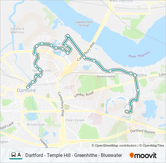 A Bus Line Map