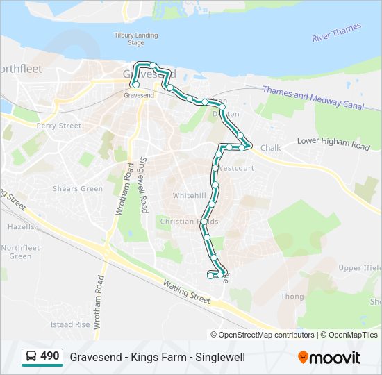 490  Line Map