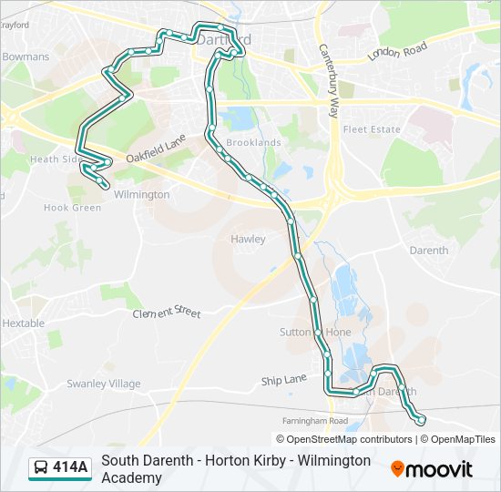 414A  Line Map