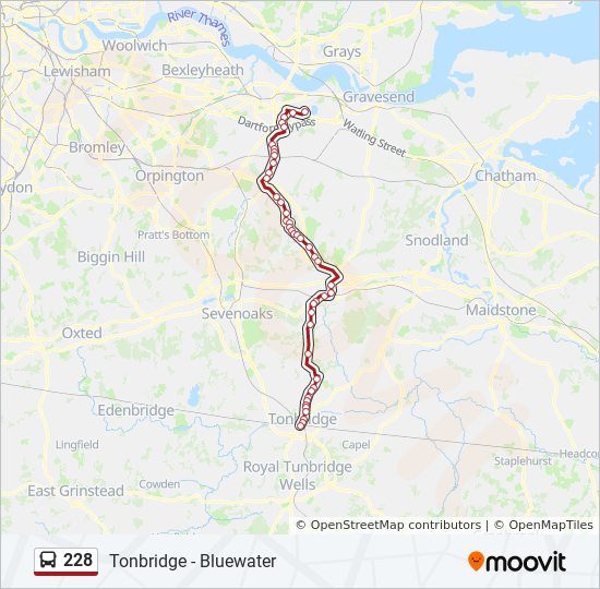 Bus 228 Route Map 228 Route: Schedules, Stops & Maps - Bluewater (Updated)