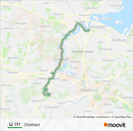 151 Route: Schedules, Stops & Maps - Chatham (Updated)