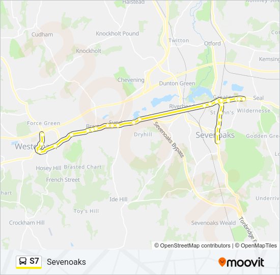 S7 Bus Line Map