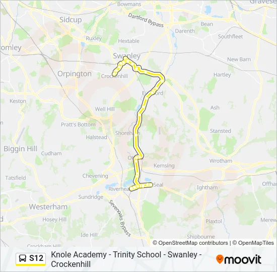 S12 Bus Line Map