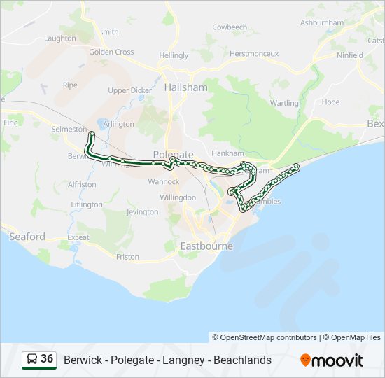 36 Route Schedules, Stops & Maps Beachlands (Updated)