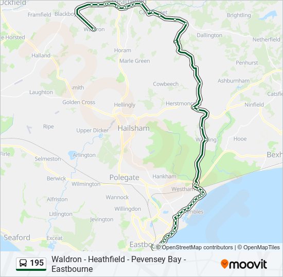 Bus 195 Route Map 195 Route: Schedules, Stops & Maps - Waldron (Updated)