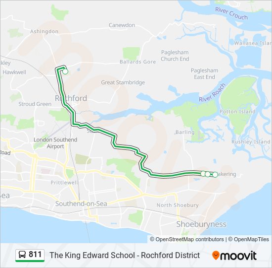 811 Route: Schedules, Stops & Maps - Rochford (Updated)